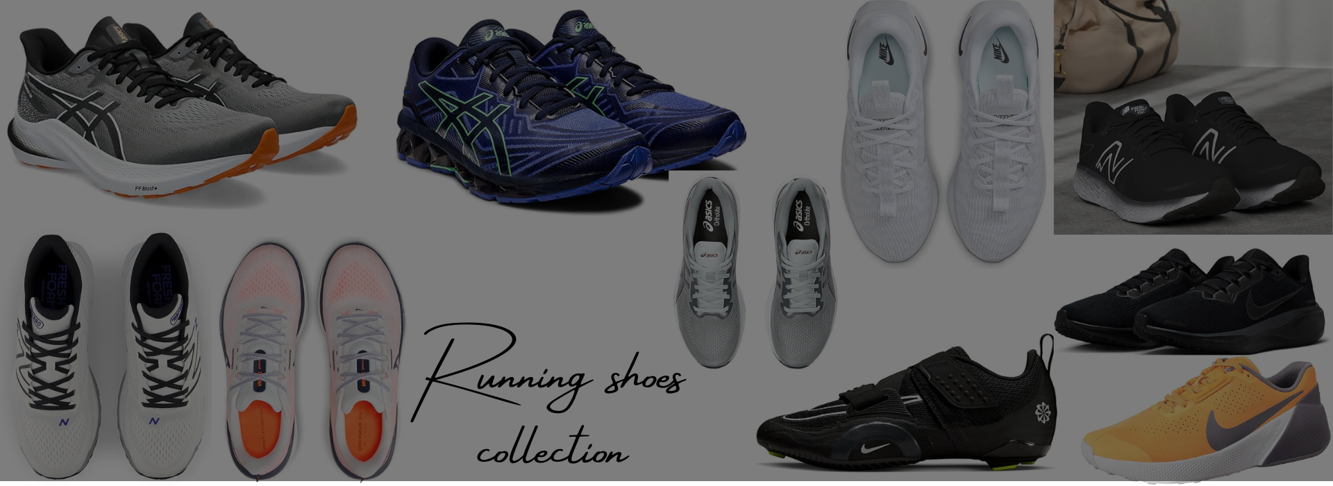 running shoes collection