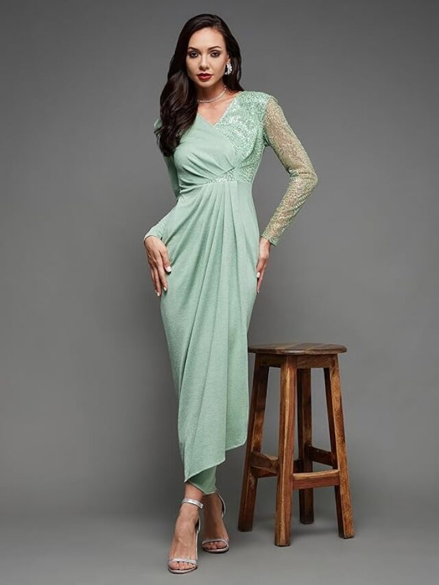 Elegant Party-Perfect Flared Dress for Women