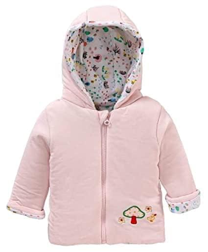 Baby Boys & Girls Full Sleeve Reversable Hooded Jacket/Winter Jackets