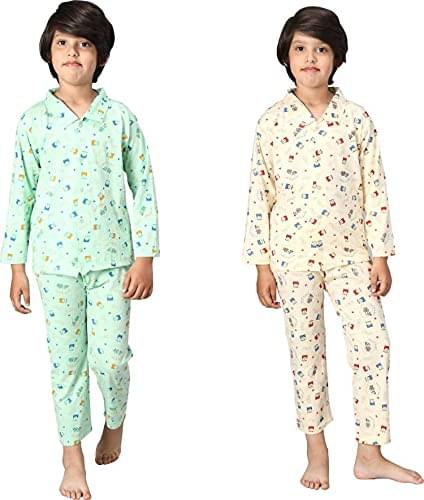 AVK Creations Unisex Night Suit Set (Pack of 2) – Soft, Comfortable Sleepwear for Men & Women, Cozy Pajama Set for All Seasons