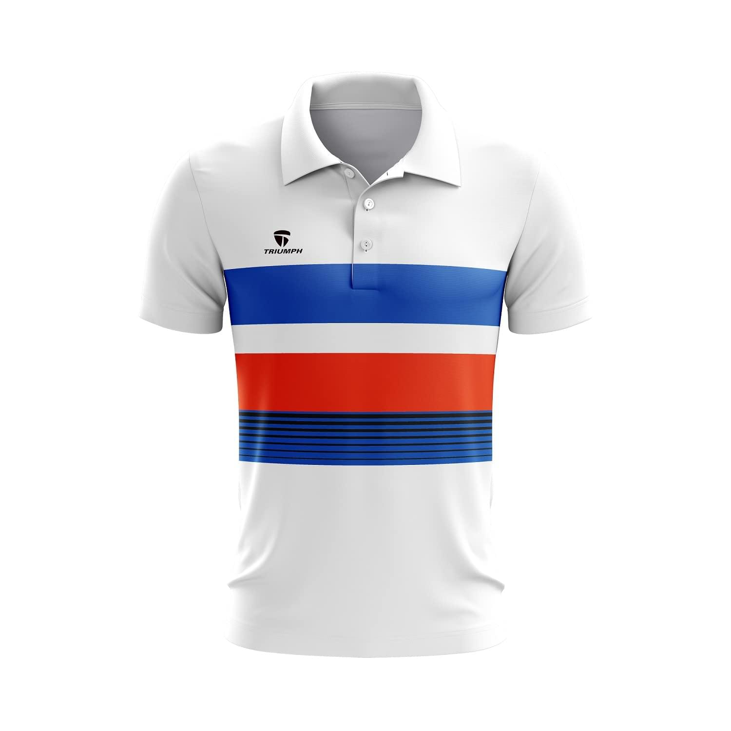 TRIUMPH Men’s Sublimated Golf Tshirt White