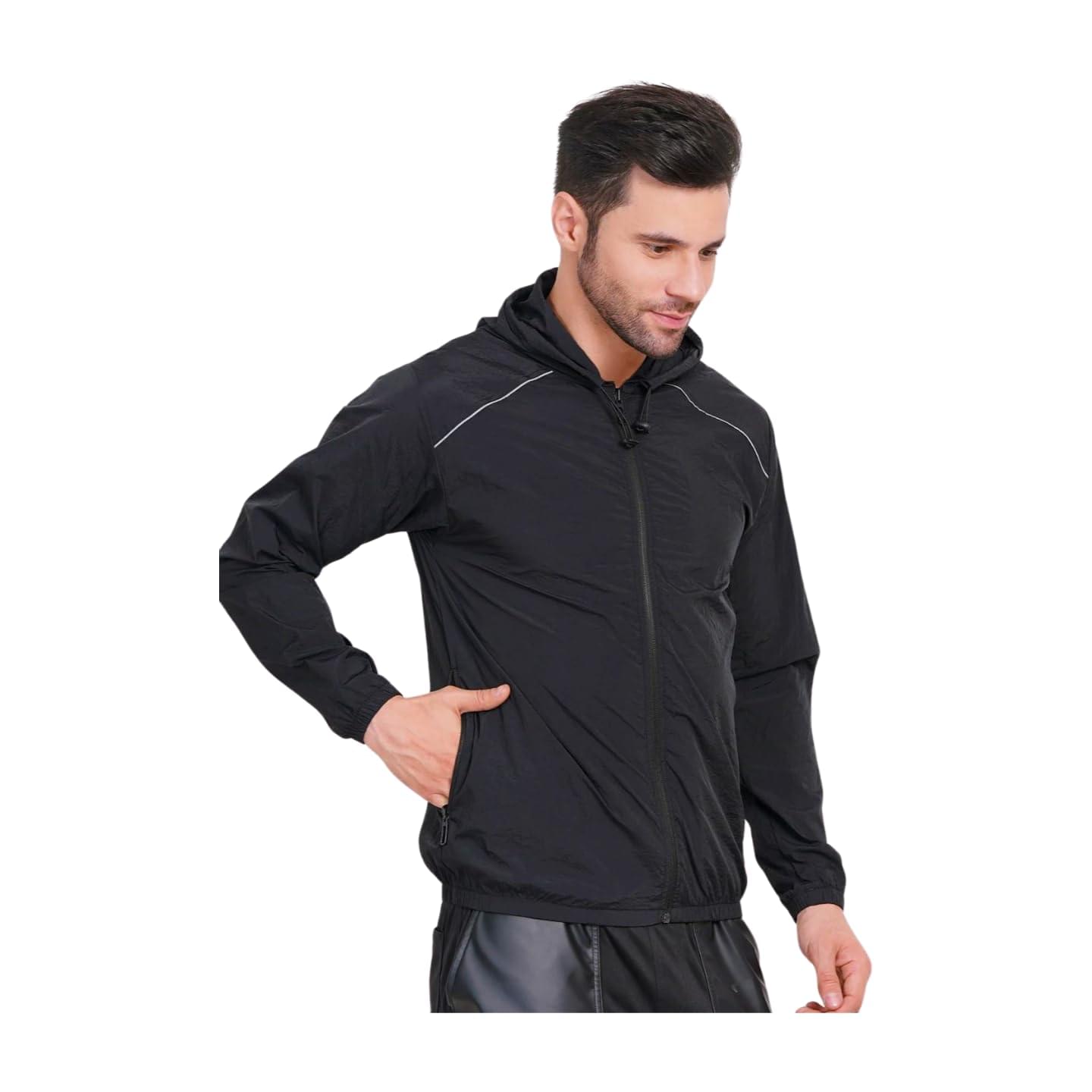 Rain Coat for Men Waterproof Lightweight, Windcheater Jacket for Men, Sun Protection Jacket, Light, Warm & Aesthetic – Sports UV Protection