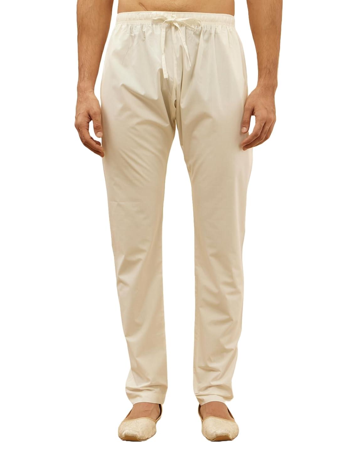 Manyavar Men’s Traditional Cotton Pyjama (1pc)