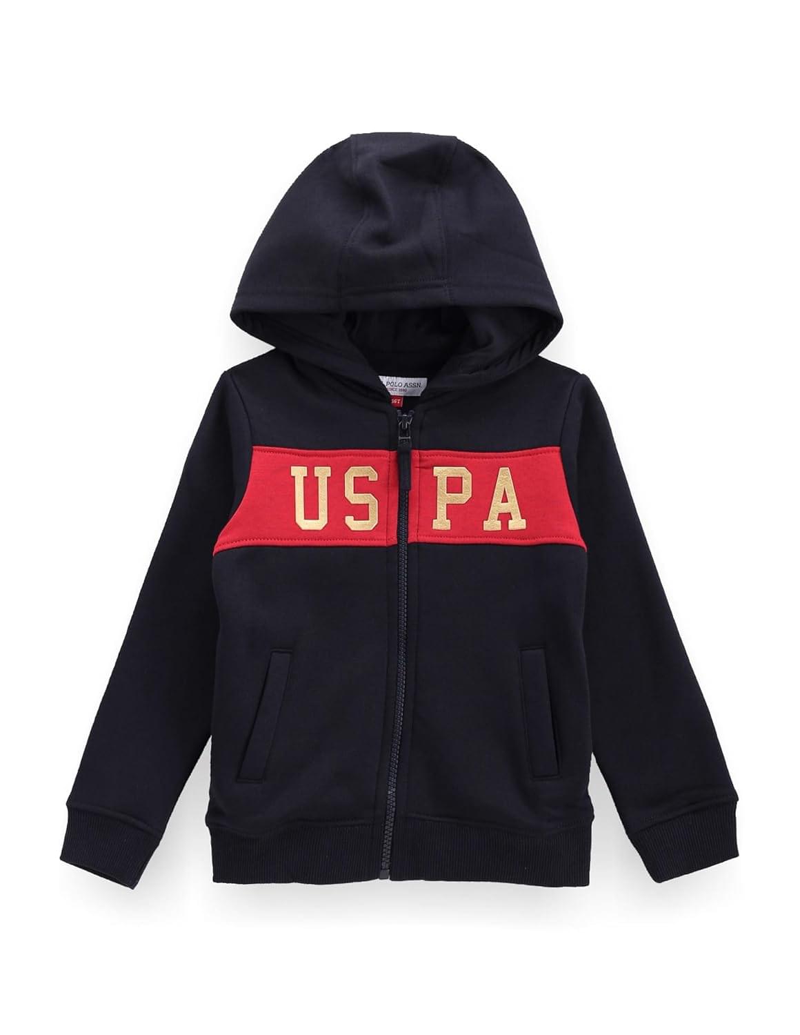 U.S. POLO ASSN. Cotton Boy’s Hooded Neck Sweatshirt U.S. POLO ASSN. Cotton Boy’s Hooded Neck Sweatshirt
