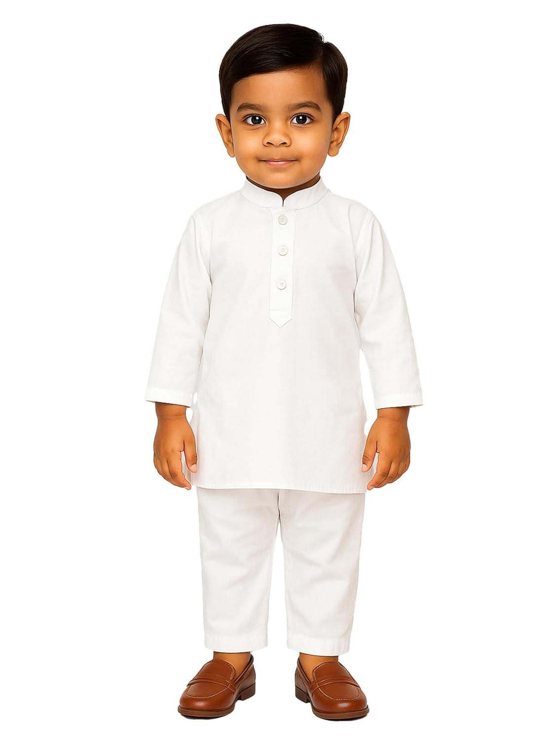 Vastramay Boys Cotton Kurta Set – Casual Festive Ethnic Wear with Full Sleeves Vastramay Boys Cotton Kurta Set – Casual Festive Ethnic Wear with Full Sleeves