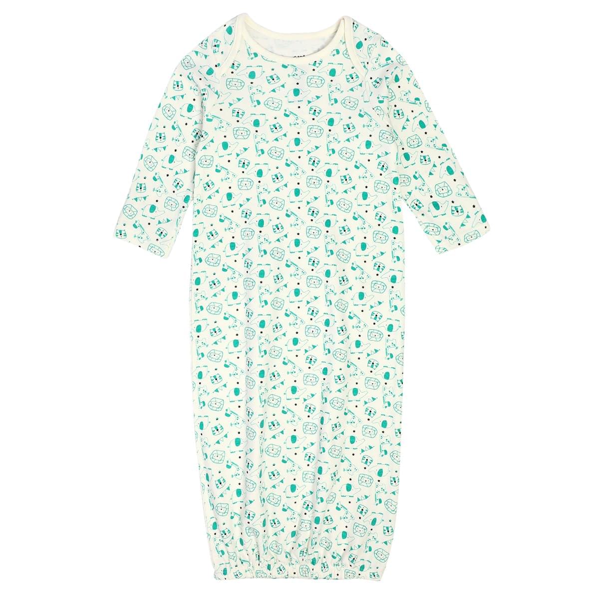 Mini Klub Boys Printed Cotton Sleepsuit