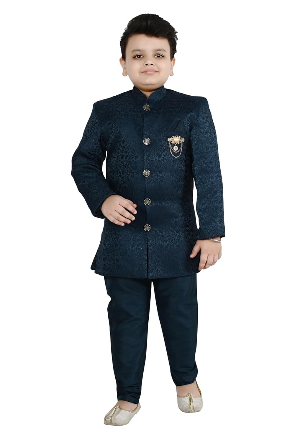 Arshia Fashions Kids Indo Western Sherwani Set For Boys